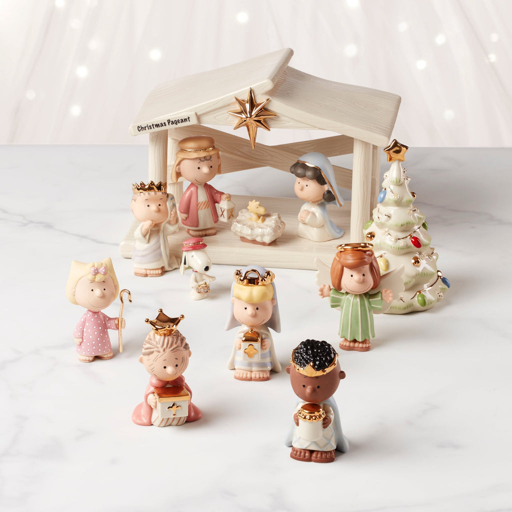 Lenox Peanuts Christmas Pageant 3 Kings Figurine, porcelain (view 3)