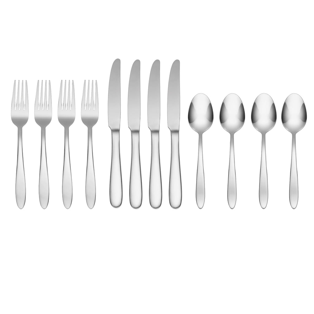 Oneida Mooncrest 12-Piece Flatware Set, 18/0 stainless steel (view 2)