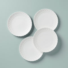 Lenox Wicker Creek Accent Plates, Set of 4, bone china