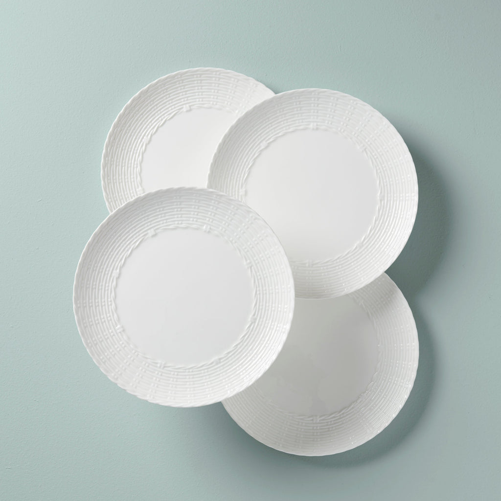 Lenox Wicker Creek Dinner Plates, Set of 4, bone china