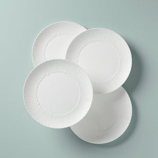 Lenox Wicker Creek Dinner Plates, Set of 4, bone china
