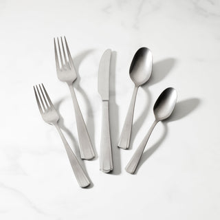 Lenox French Perle Scallop Vintage 65-Piece Flatware Set, 18/10 stainless steel