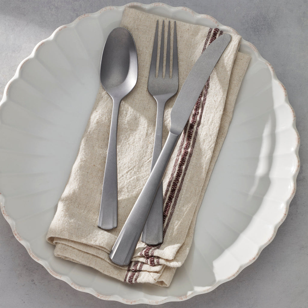 Lenox French Perle Scallop Vintage 65-Piece Flatware Set, 18/10 stainless steel (view 9)