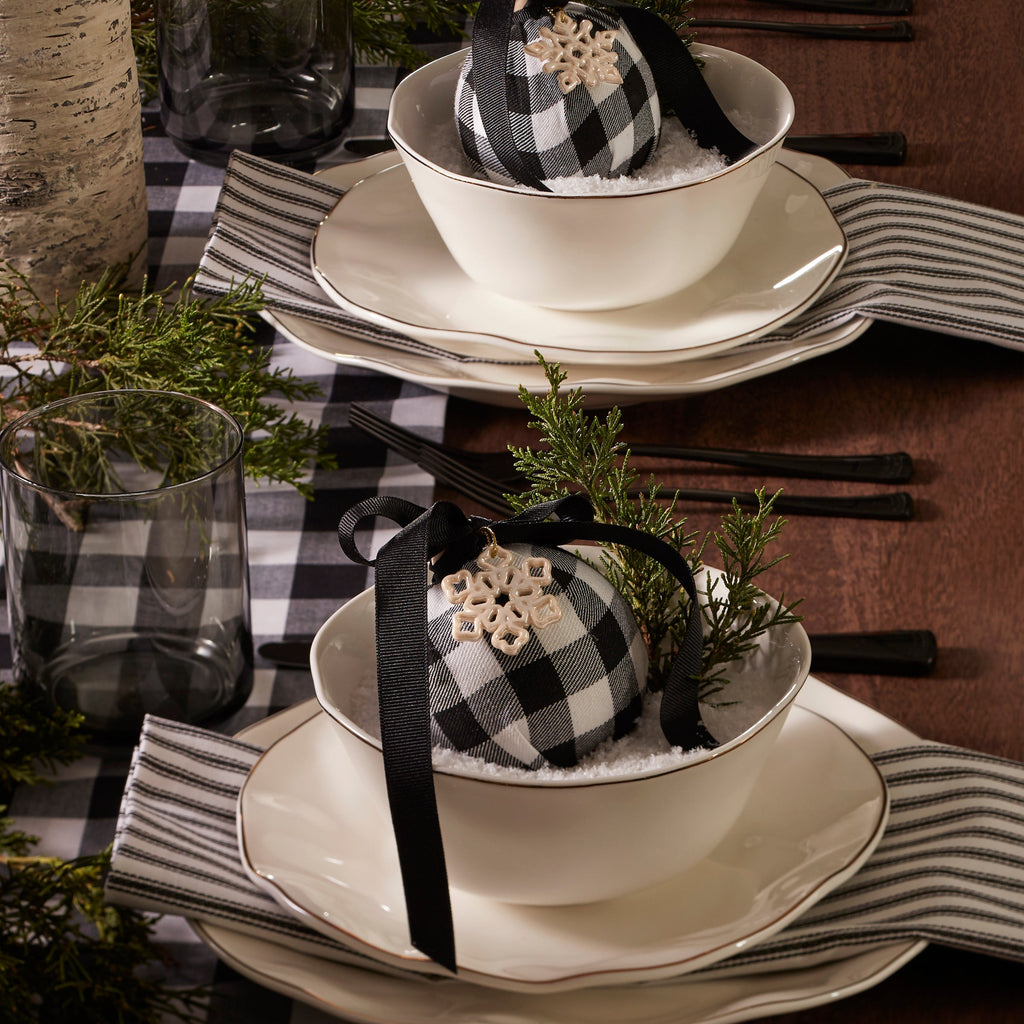 Lenox Blue Bay White 24-Piece Dinnerware Set, porcelain (view 4)