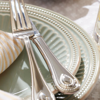 Lenox French Perle Groove Ice Blue 12-Piece Place Setting, stoneware (view 5)