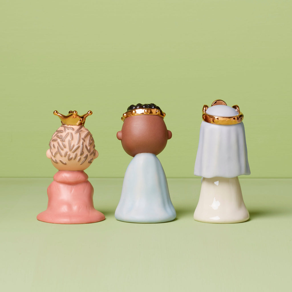 Lenox Peanuts Christmas Pageant 3 Kings Figurine, porcelain (view 2)