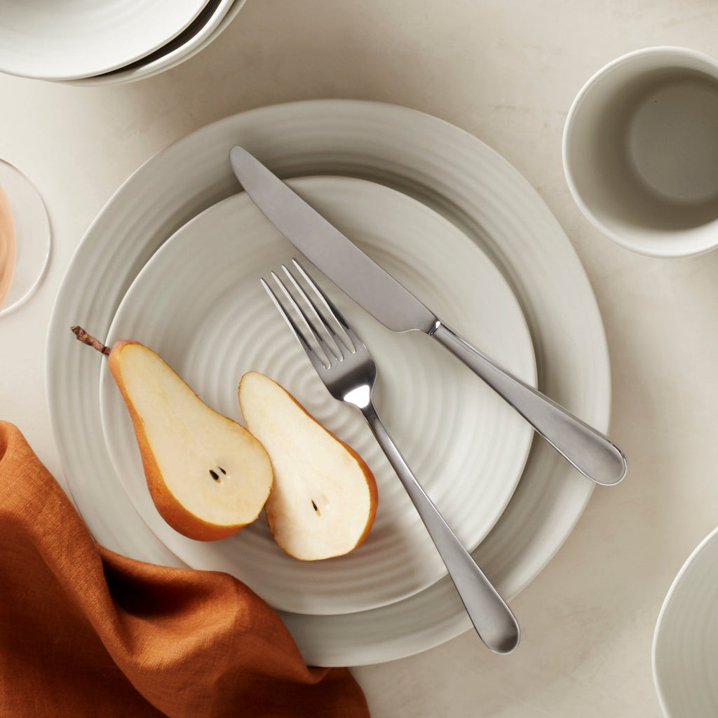 Oneida Ridge White 12-Piece Dinnerware Set, stoneware (view 10)