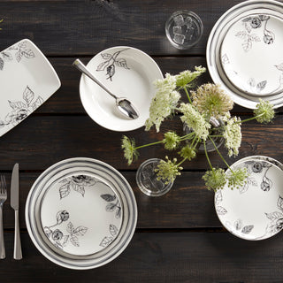 Oneida Sketchbook 12-Piece Dinnerware Set, porcelain (view 3)
