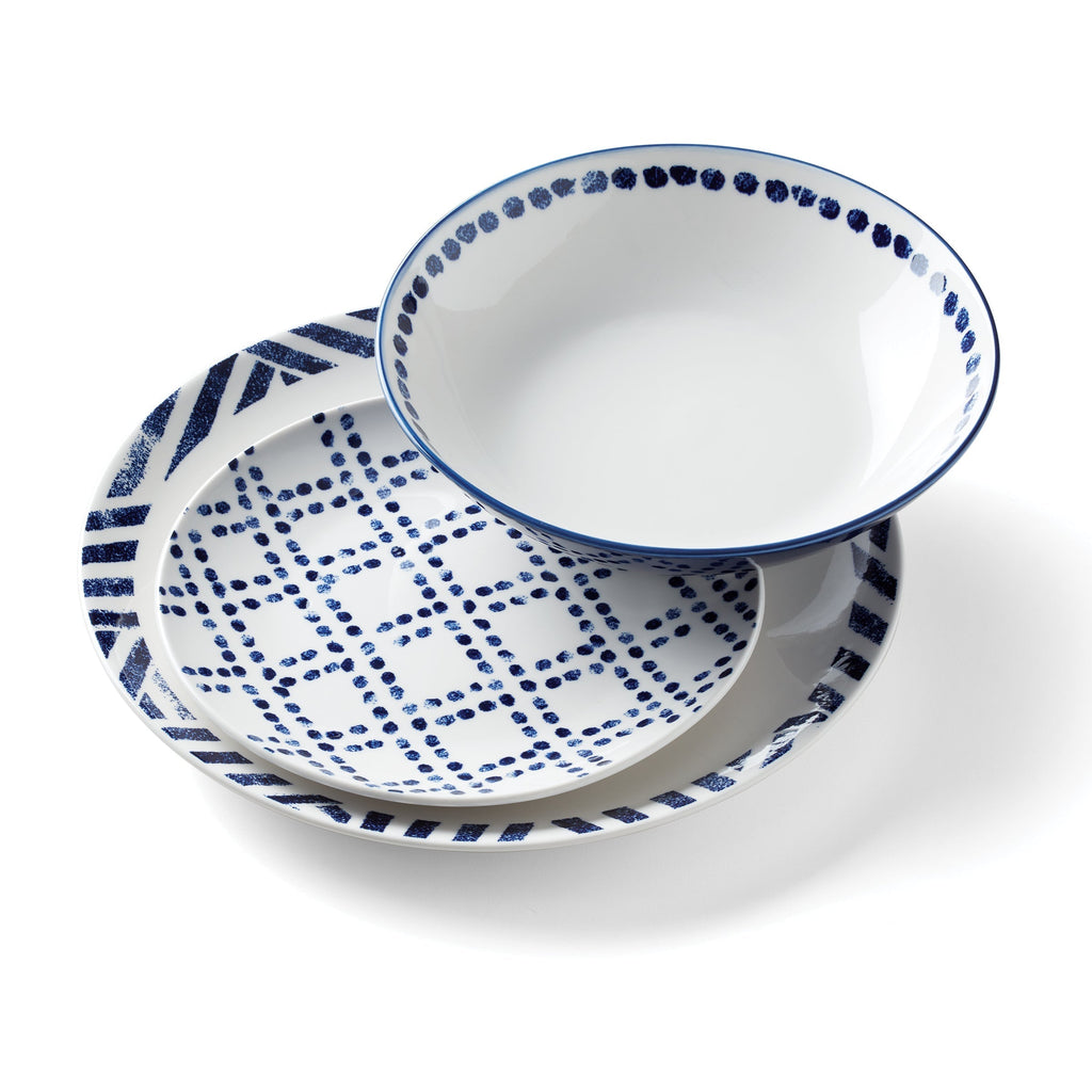 Oneida Harbour 12-Piece Dinnerware Set, porcelain (view 5)
