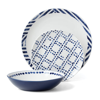 Oneida Harbour 12-Piece Dinnerware Set, porcelain (view 6)