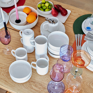 Oneida 24 Seven White 12-Piece Dinnerware Set, porcelain (view 7)