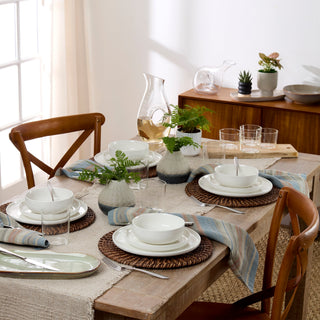 Oneida 24 Seven White 12-Piece Dinnerware Set, porcelain (view 2)