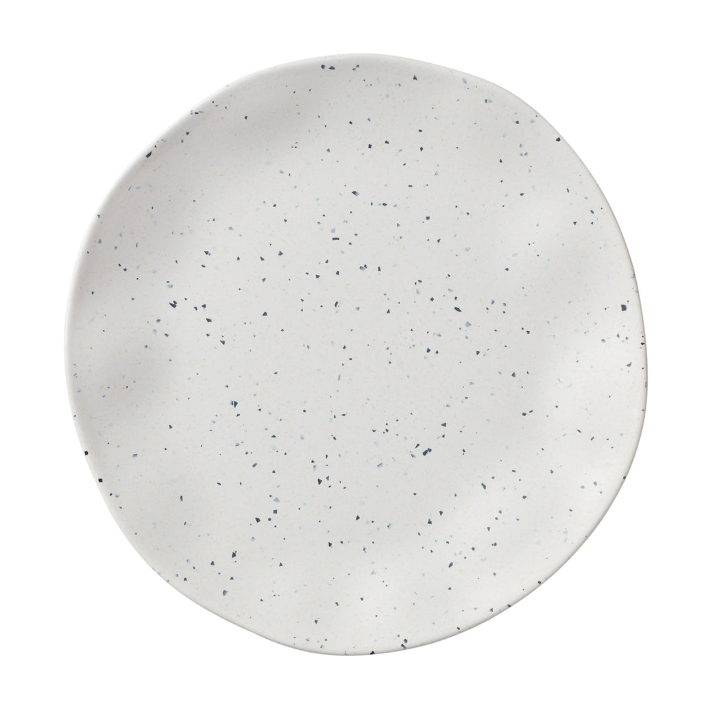 Oneida Terrazzo Melamine Cream 12-Piece Dinnerware Set, melamine (view 12)