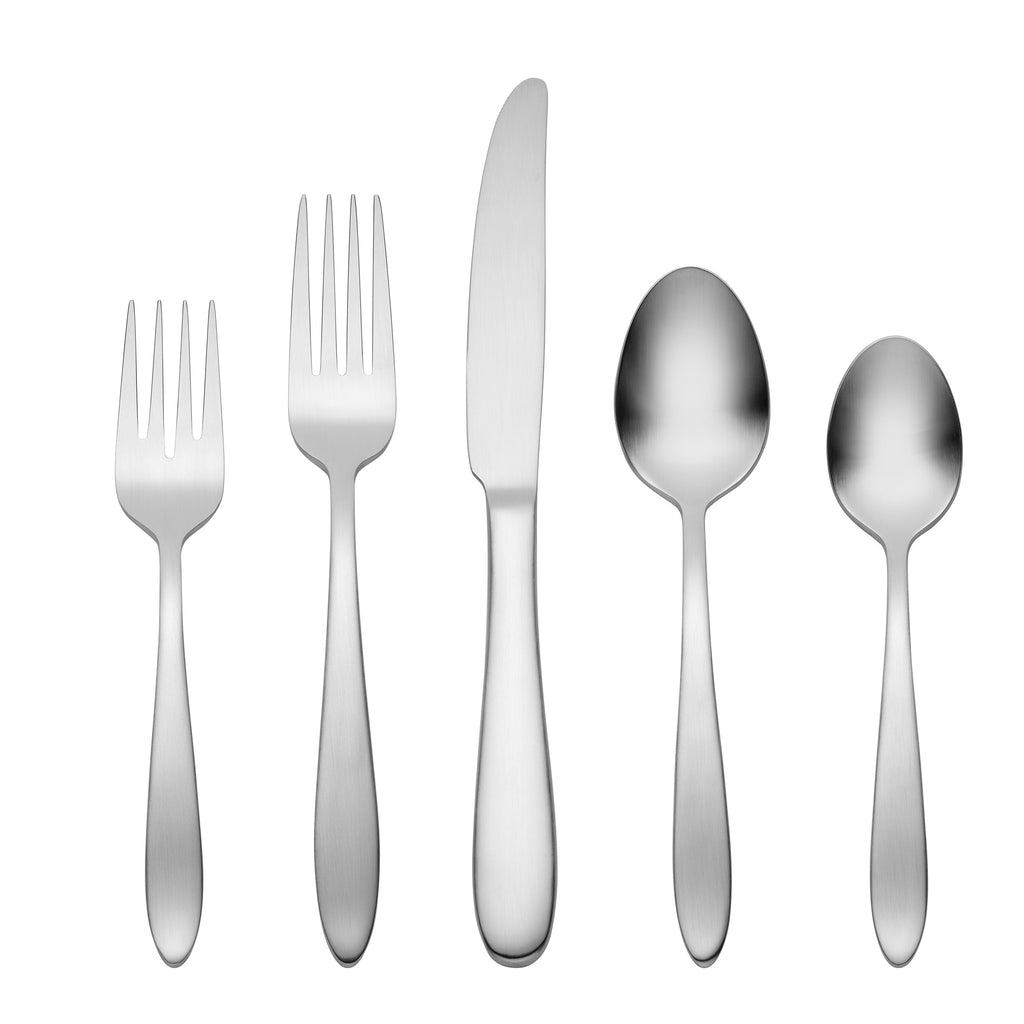 Oneida Mooncrest Satin 20-Piece Flatware Set, 18/0 stainless steel