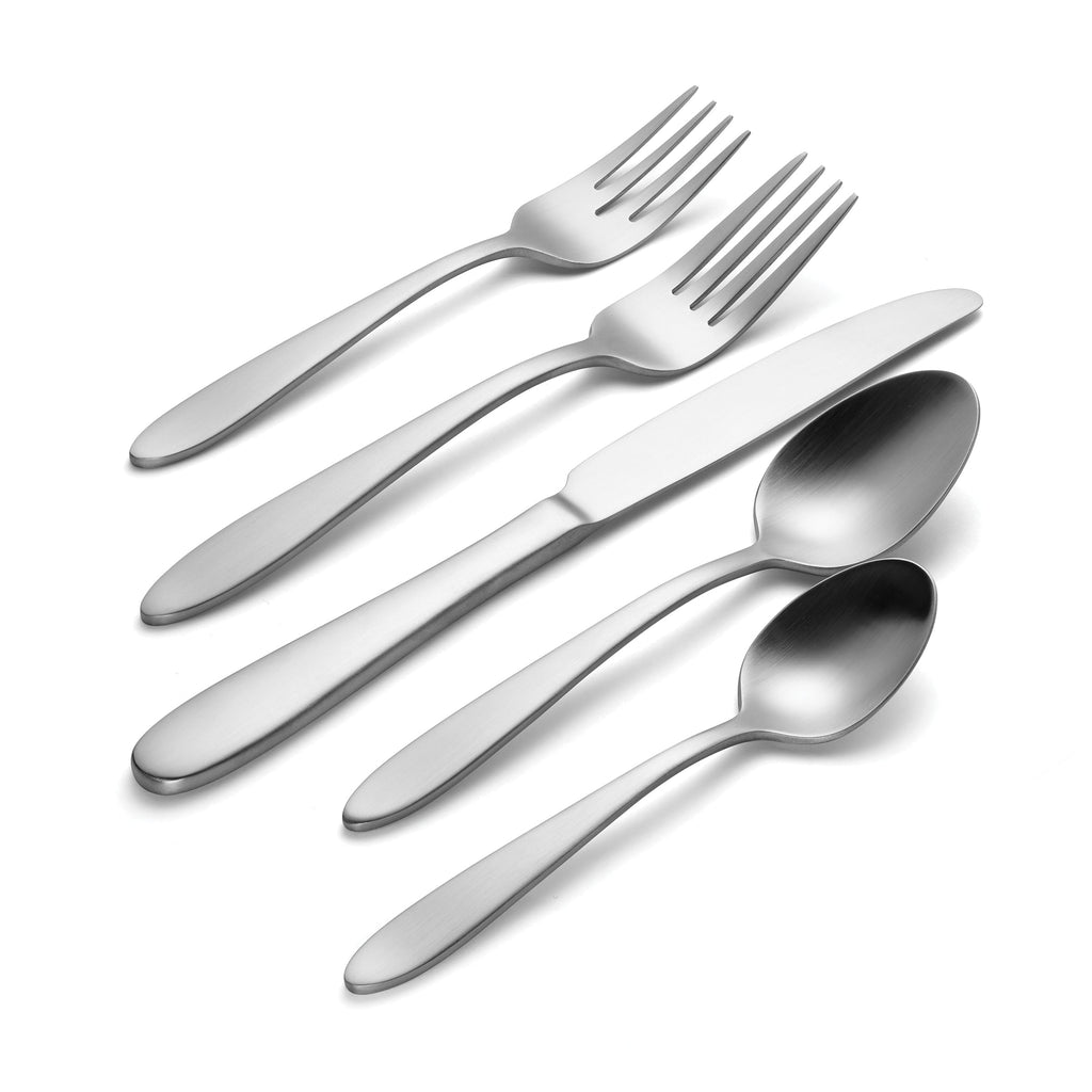 Oneida Mooncrest Satin 20-Piece Flatware Set, 18/0 stainless steel (view 4)
