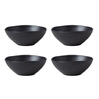 Oneida Ridge Black 12-Piece Dinnerware Set, stoneware (view 10)