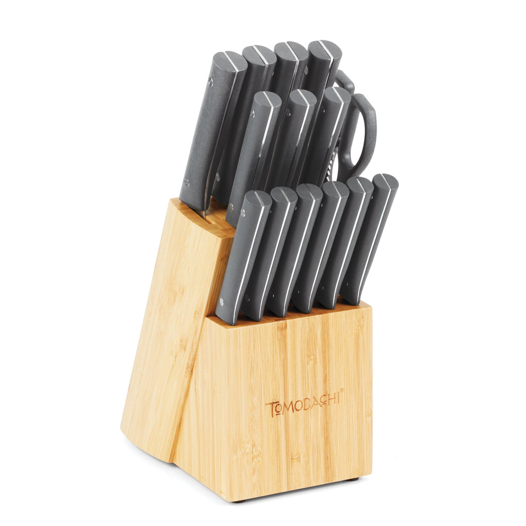 Hampton Forge Harvest Slate 15-Piece Cutlery Block Set, plastic/stainless-steel (view 4)