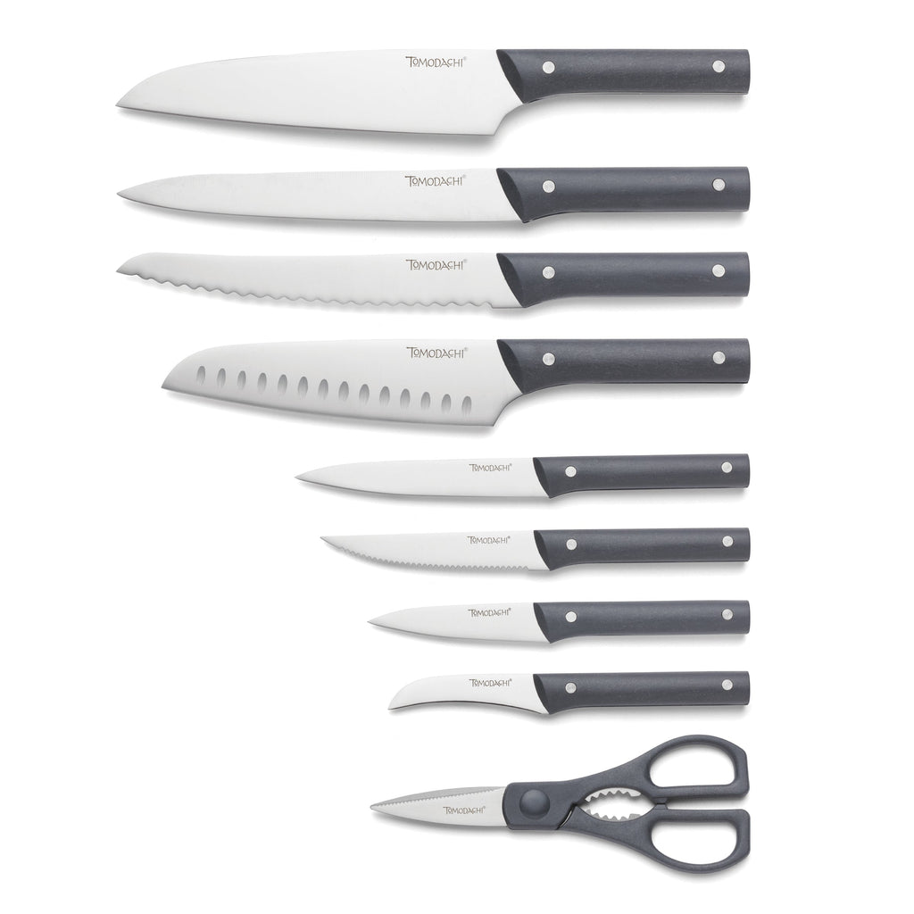 Hampton Forge Harvest Slate 15-Piece Cutlery Block Set, plastic/stainless-steel (view 2)