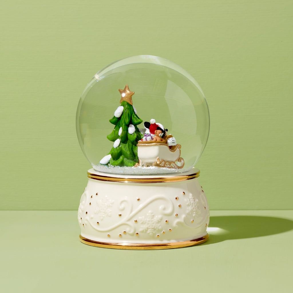 Lenox Mickey Mouse Snow Globe, porcelain (view 2)