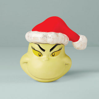 Lenox Merry Grinchmas Covered Candy Jar, porcelain