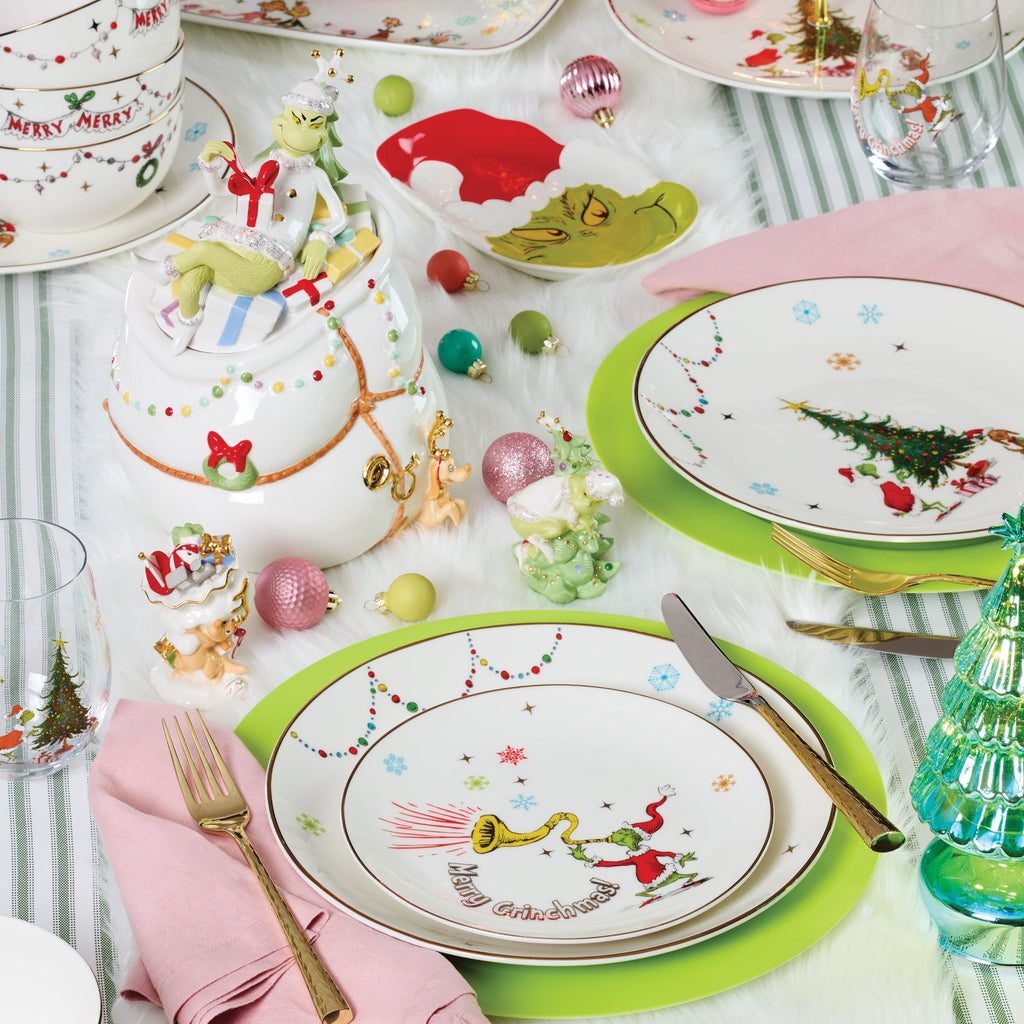 Lenox Merry Grinchmas Candy Dish, porcelain (view 2)