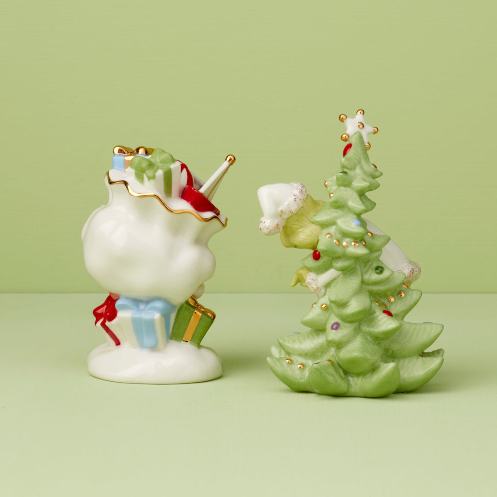 Lenox Merry Grinchmas Salt & Pepper Set, porcelain (view 2)