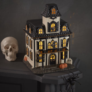 Lenox Vintage Halloween Lit House Figurine, porcelain (view 6)