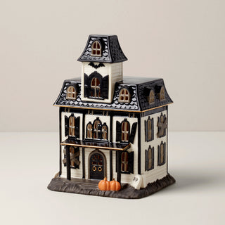 Lenox Vintage Halloween Lit House Figurine, porcelain