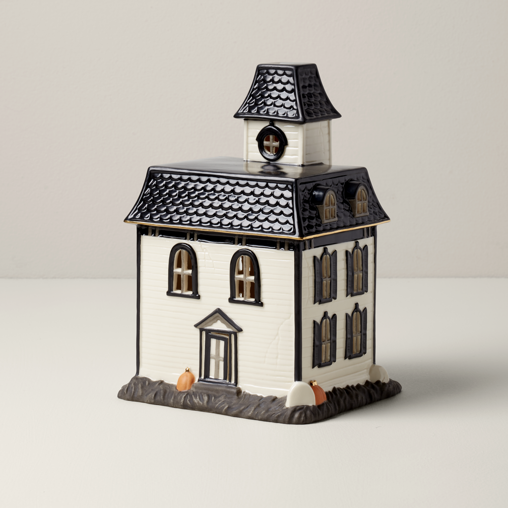 Lenox Vintage Halloween Lit House Figurine, porcelain (view 3)