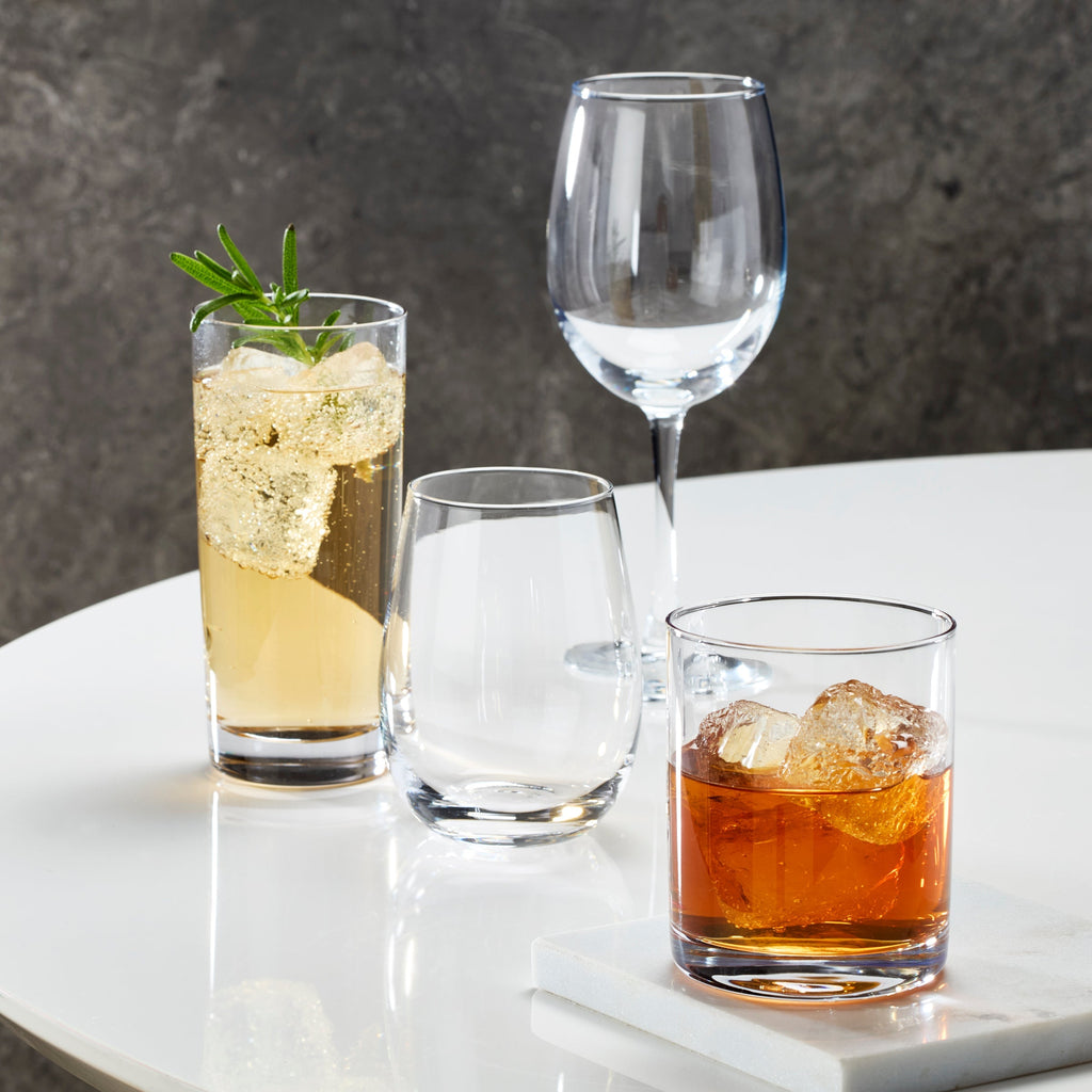 Oneida 5 O'Clock Stemless Wine Glasses, Set of 4, glass (view 3)