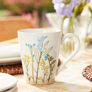 Lenox Wildflowers Mugs, Set of 4, stoneware (view 2)