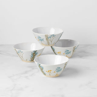 Lenox Wildflowers All-Purpose Bowls, Set of 4, stoneware