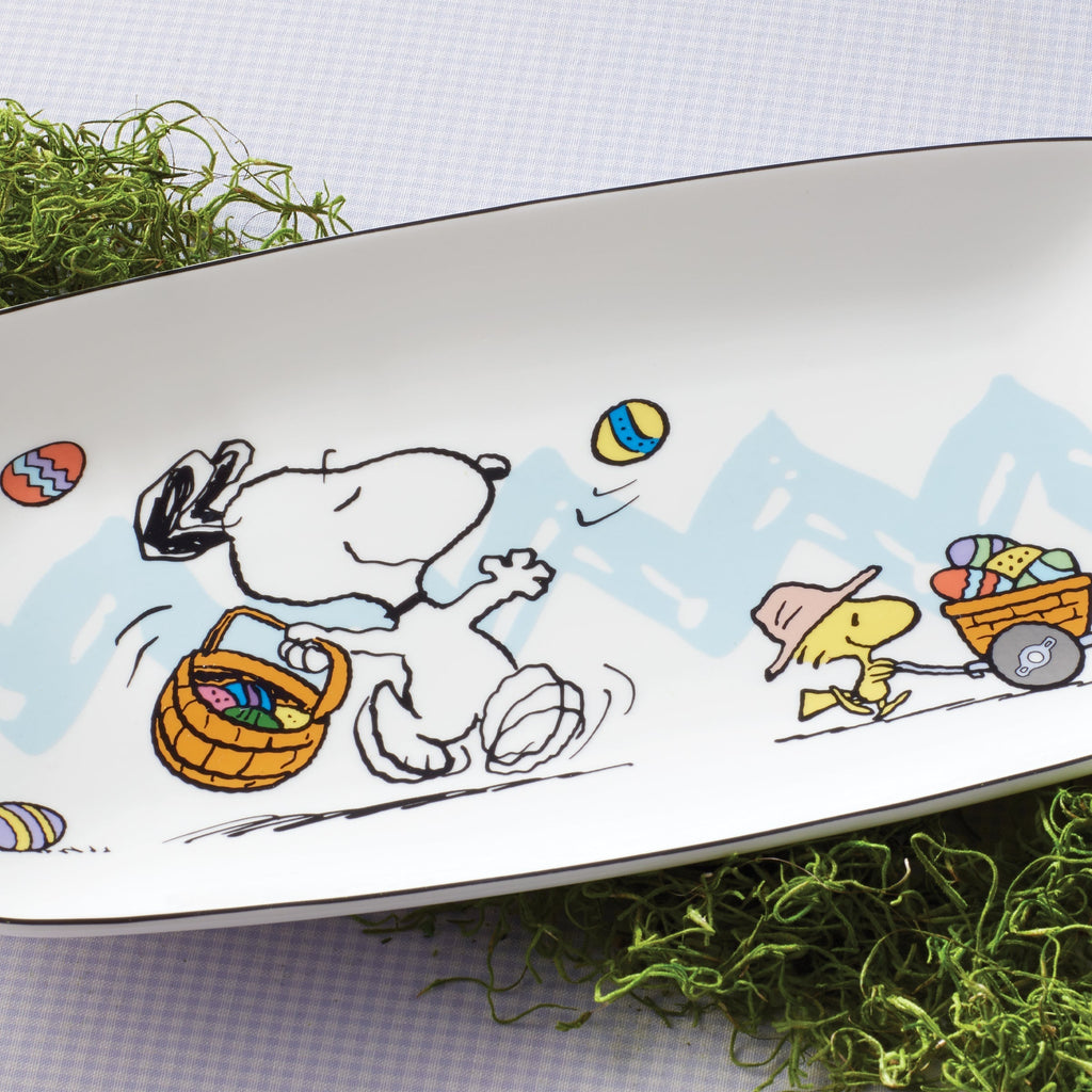 Lenox Snoopy Easter Hors d'Oeuvre Tray, porcelain (view 5)