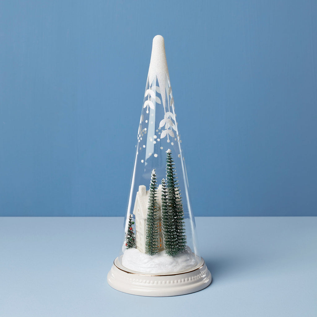Lenox Merry & Magical Farmhouse Scene, porcelain/glass (view 3)