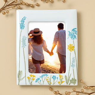 Lenox Wildflowers 5x7 Photo Frame, stoneware (view 2)