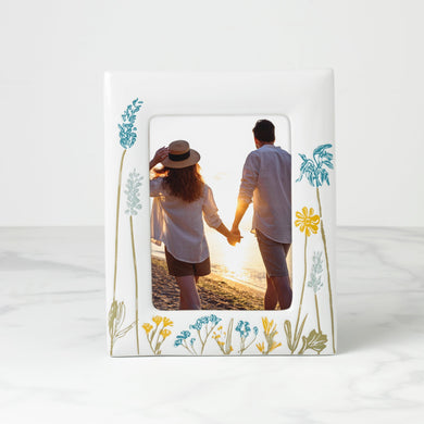 Lenox Wildflowers 5x7 Photo Frame, stoneware