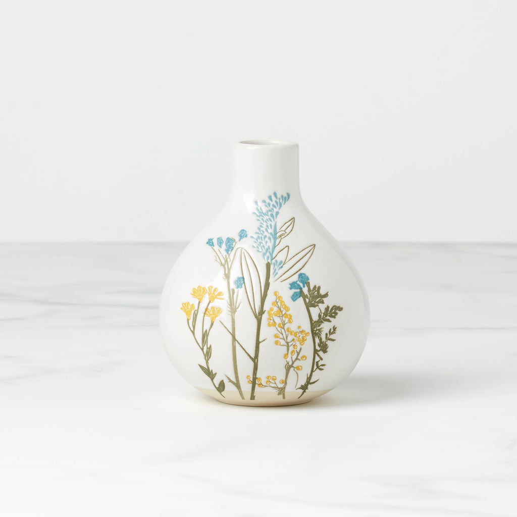 Lenox Wildflowers Small Vase, stoneware