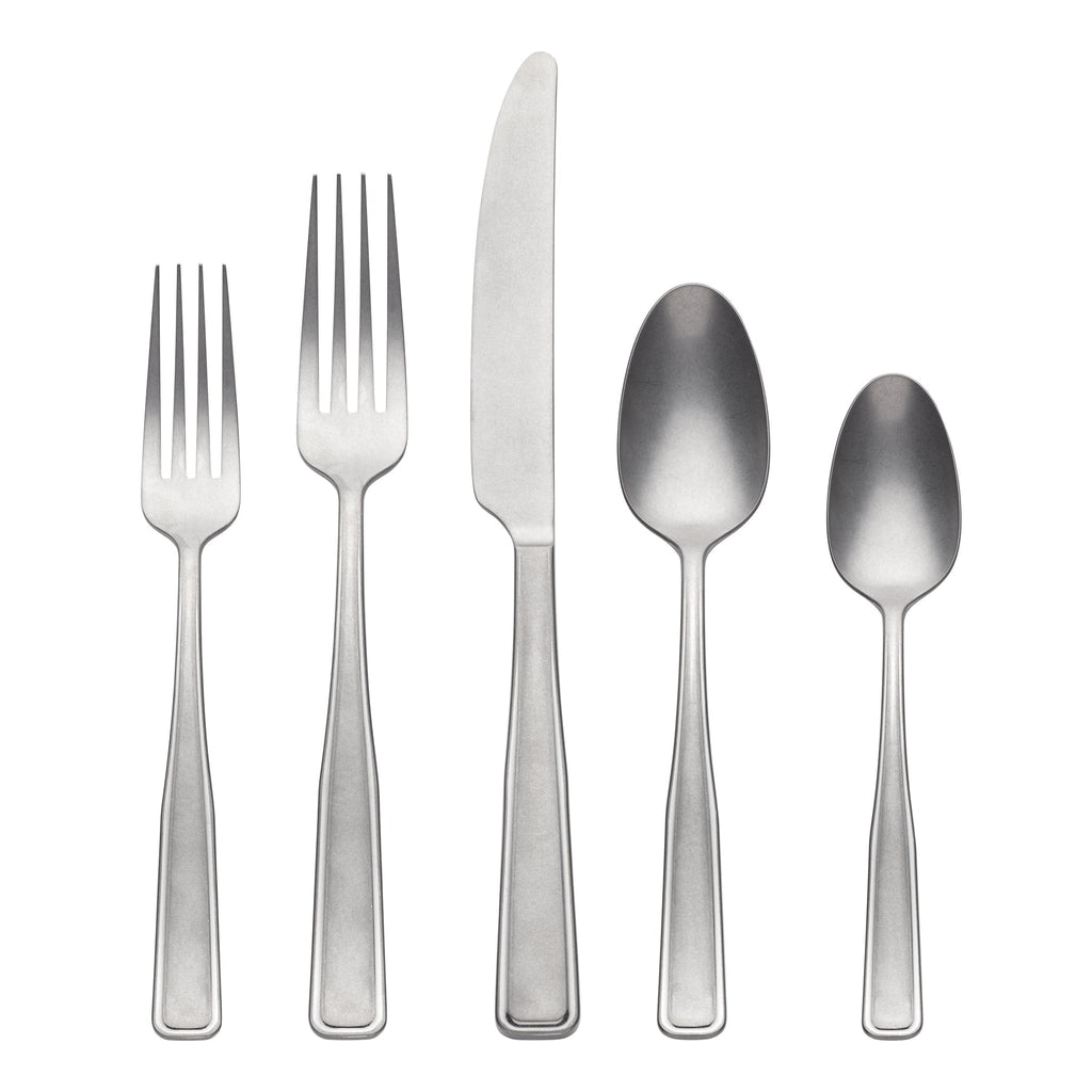 Oneida Reid Vintage 20-Piece Flatware Set, 18/0 stainless steel