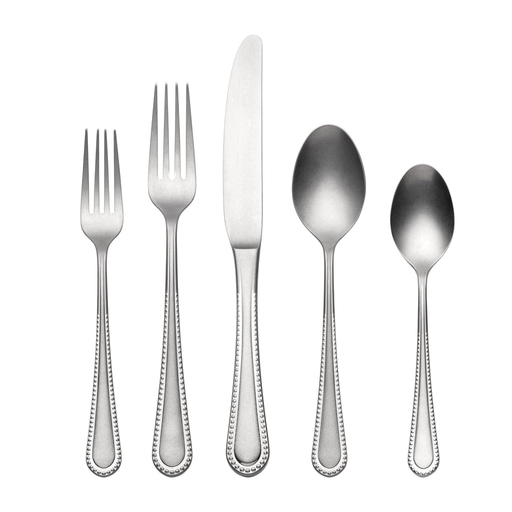 Oneida Hartwell Vintage 42-Piece Flatware Set, 18/0 stainless steel