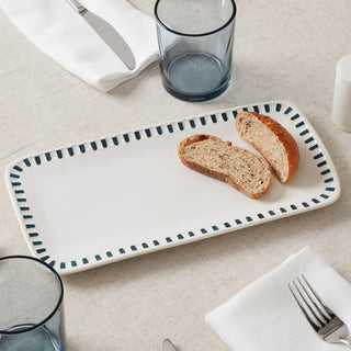 Oneida Artisanal Stripe Hors d'Oeuvres Tray, stoneware (view 2)