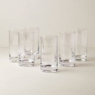 Lenox Tuscany Classics Cylinder Highball Glasses, Set of 6, european glass