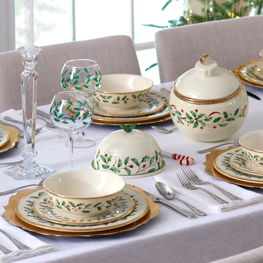 Lenox Holiday Small Covered Dish, porcelain (view 4)