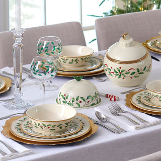 Lenox Holiday Small Covered Dish, porcelain (view 4)