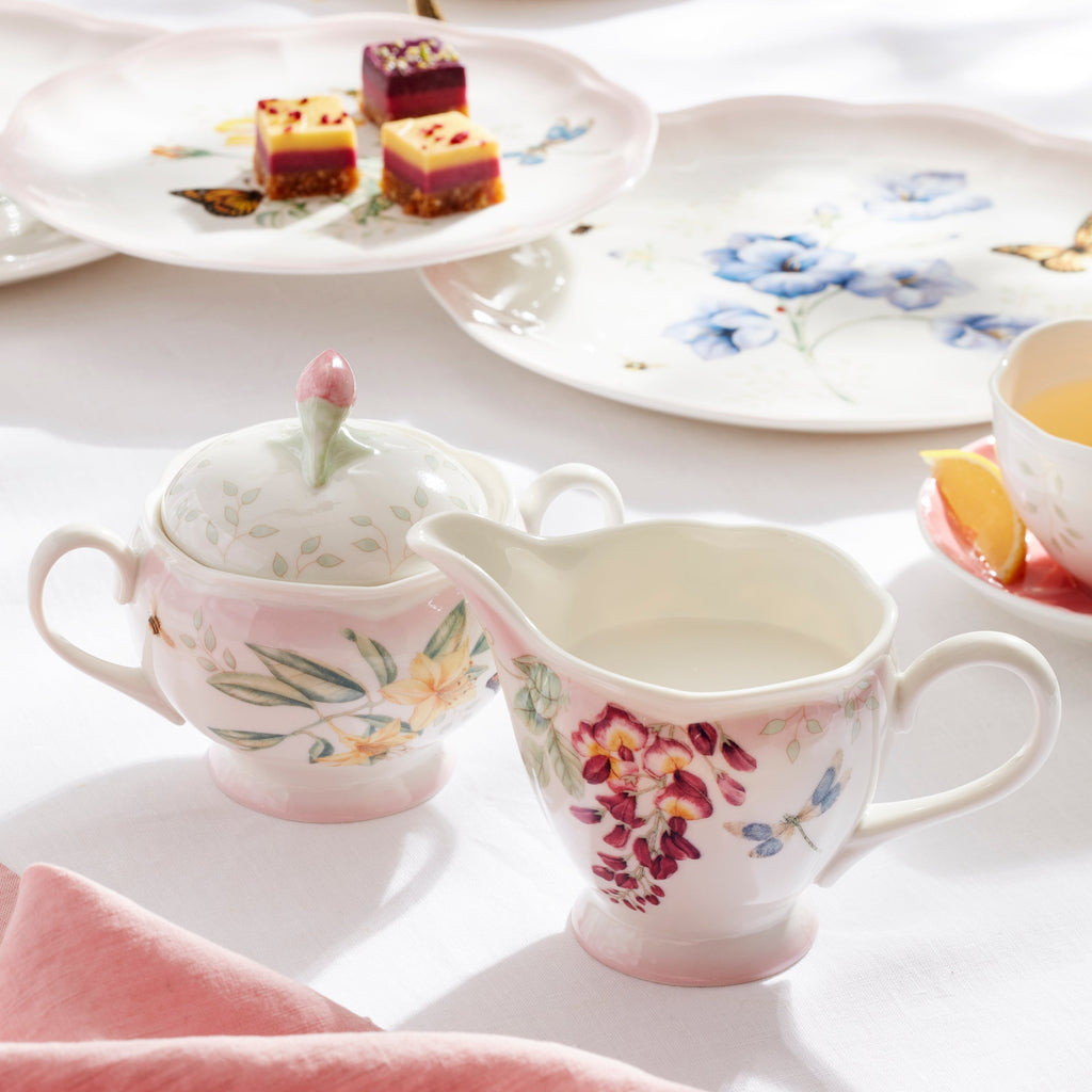 Lenox Butterfly Meadow Pink Ombre 5-Piece Tea Set, porcelain (view 4)