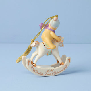 Lenox 2025 Winnie The Pooh Baby's 1st Christmas Ornament, porcelain (view 2)