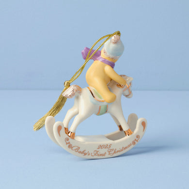 Lenox 2025 Winnie The Pooh Baby's 1st Christmas Ornament, porcelain (view 2)