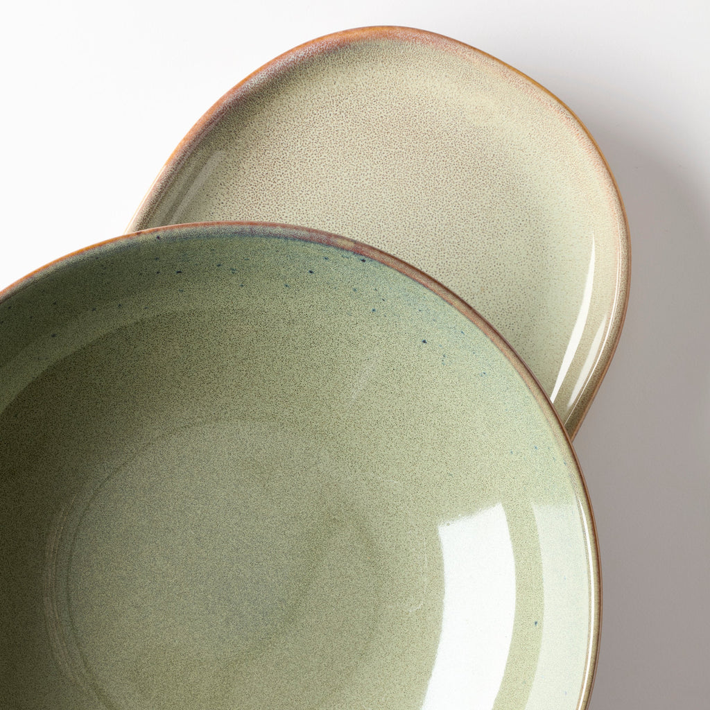 Oneida Organic Shades Sage Green 2-Piece Serving Set, stoneware (view 10)