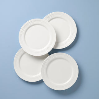 Lenox Tin Can Alley Dinner Plates, Set of 4, porcelain