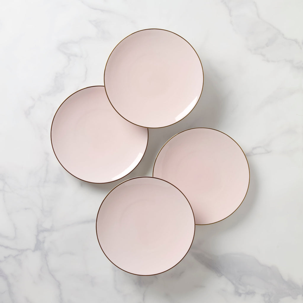 Lenox Trianna Blush Coupe Salad Plates, Set of 4, porcelain