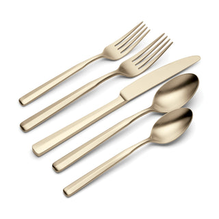Oneida Ryder Champagne Satin 20-Piece Flatware Set, 18/0 stainless steel (view 4)